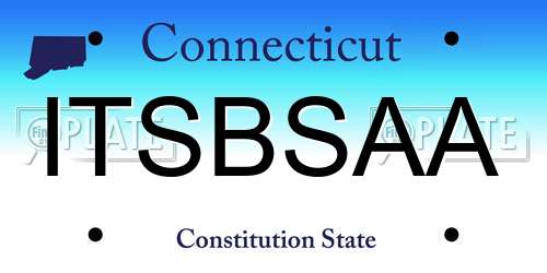 ITSBSAA Connecticut License Plate