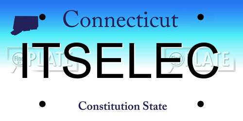 ITSELEC Connecticut License Plate