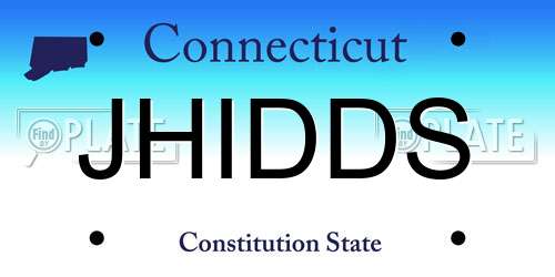 JHIDDS Connecticut License Plate
