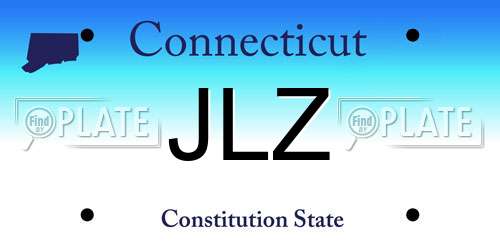 JLZ Connecticut License Plate