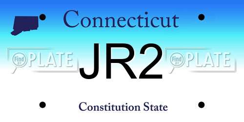 JR2 Connecticut License Plate