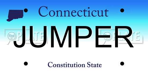 JUMPER Connecticut License Plate