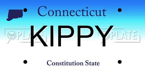 KIPPY Connecticut License Plate