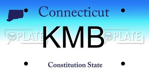 KMB Connecticut License Plate