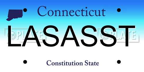 LASASST Connecticut License Plate