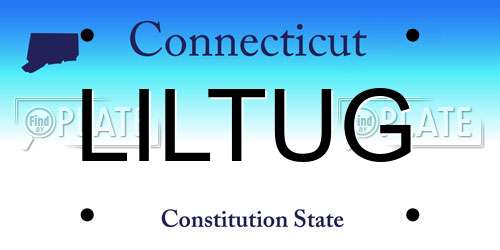 LILTUG Connecticut License Plate