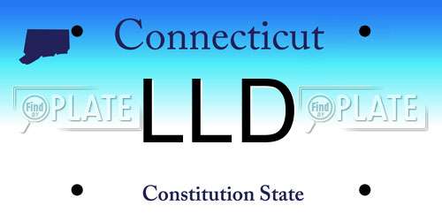 LLD Connecticut License Plate