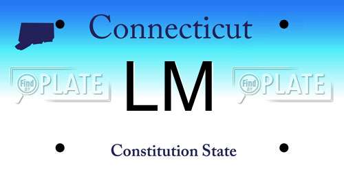 LM Connecticut License Plate