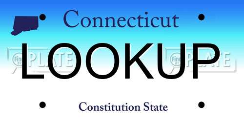 LOOKUP Connecticut License Plate