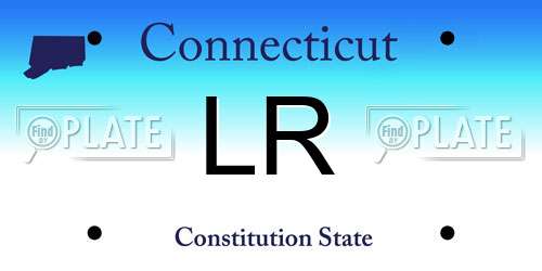 LR Connecticut License Plate