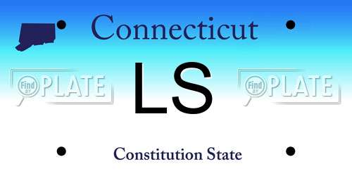 LS Connecticut License Plate