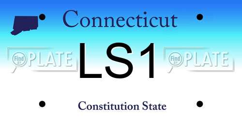 LS1 Connecticut License Plate