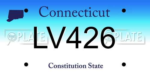 LV426 Connecticut License Plate