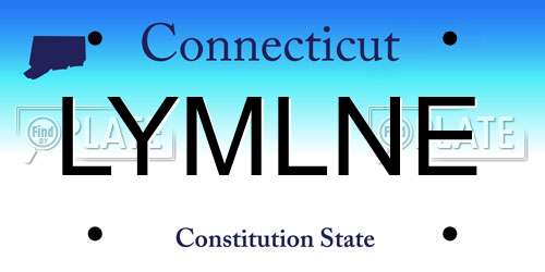 LYMLNE Connecticut License Plate