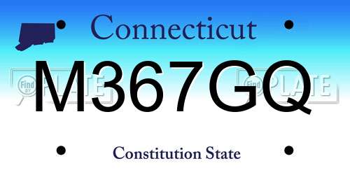 M367GQ Connecticut License Plate