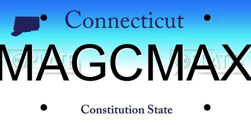 MAGCMAX Connecticut License Plate