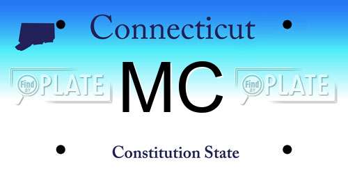 MC Connecticut License Plate