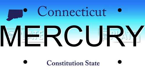 MERCURY Connecticut License Plate