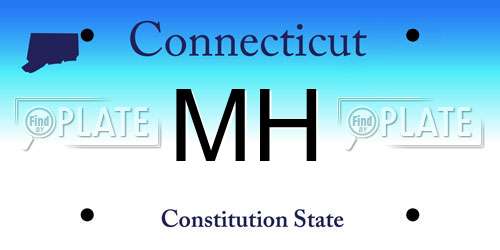 MH Connecticut License Plate
