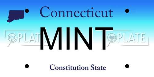 MINT Connecticut License Plate