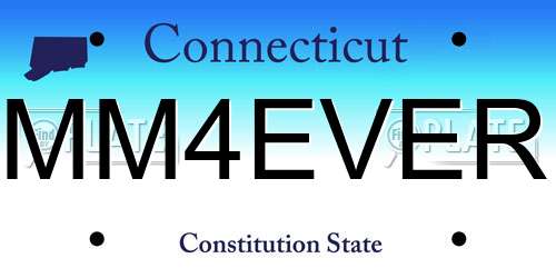 MM4EVER Connecticut License Plate