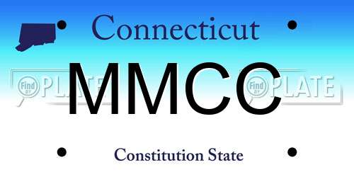 MMCC Connecticut License Plate