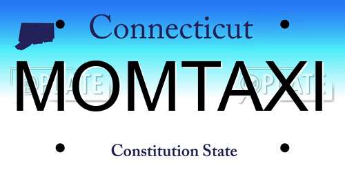 MOMTAXI Connecticut License Plate