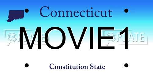 MOVIE1 Connecticut License Plate