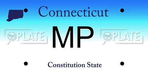 MP Connecticut License Plate