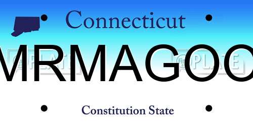 MRMAGOO Connecticut License Plate