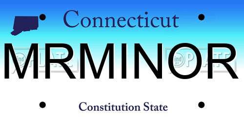 MRMINOR Connecticut License Plate