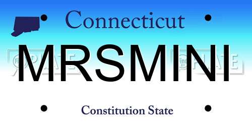MRSMINI Connecticut License Plate