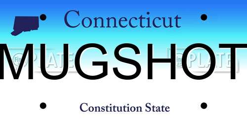 MUGSHOT Connecticut License Plate