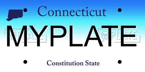 MYPLATE Connecticut License Plate
