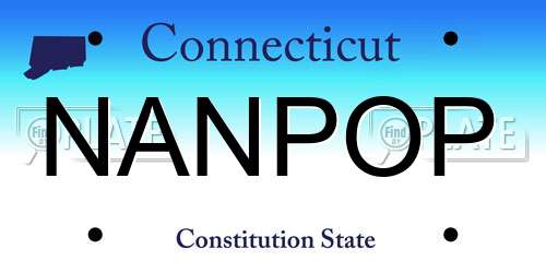 NANPOP Connecticut License Plate