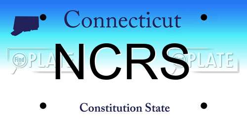 NCRS Connecticut License Plate