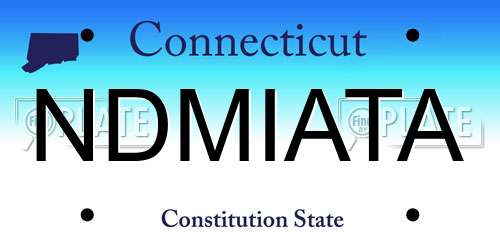 NDMIATA Connecticut License Plate