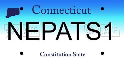 NEPATS1 Connecticut License Plate