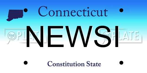 NEWSI Connecticut License Plate