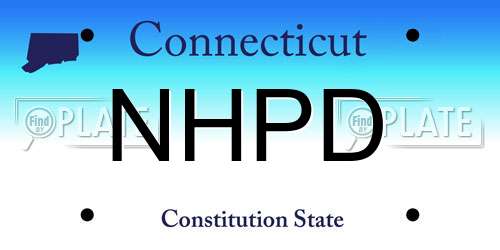 NHPD Connecticut License Plate