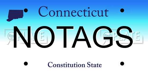 NOTAGS Connecticut License Plate