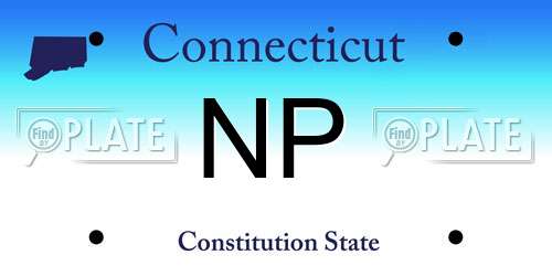 NP Connecticut License Plate