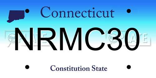 NRMC30 Connecticut License Plate