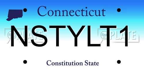 NSTYLT1 Connecticut License Plate