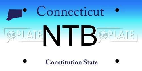 NTB Connecticut License Plate
