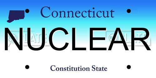 NUCLEAR Connecticut License Plate