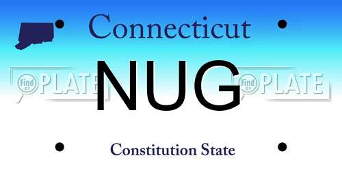 NUG Connecticut License Plate