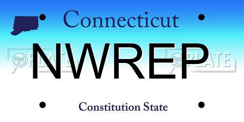 NWREP Connecticut License Plate
