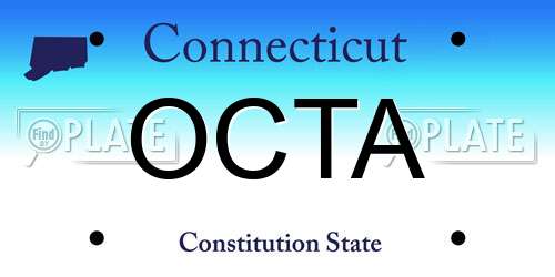 OCTA Connecticut License Plate