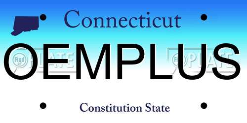 OEMPLUS Connecticut License Plate